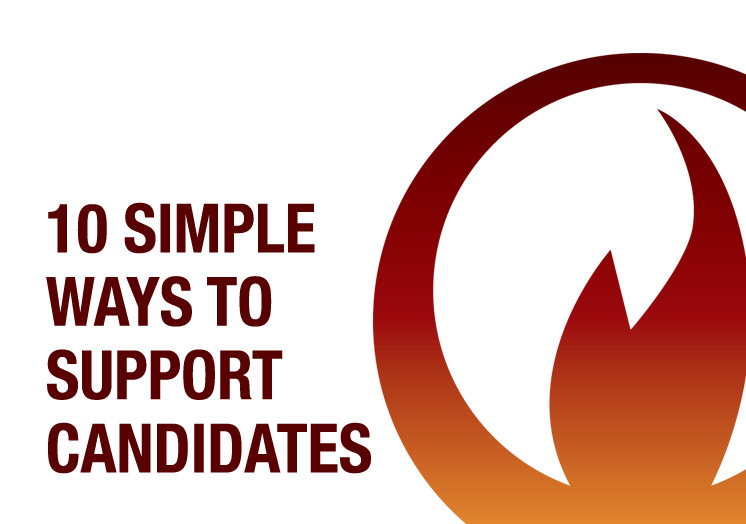 10 Simple Ways to Support Candidates